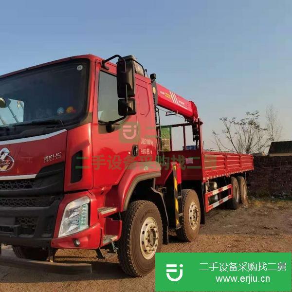 湖北出售二手三一14噸4節臂350馬力隨車吊