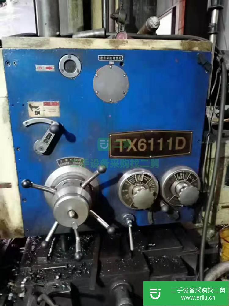 江蘇出售二手昆機TX6111D數顯臥式銑鏜床