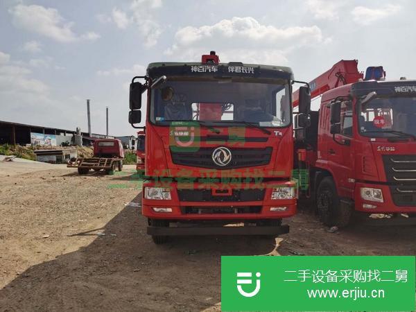 浙江出售二手東風前四后八12噸玉柴270馬力隨車吊