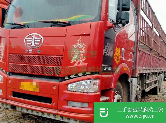 江蘇出售二手一汽解放J6P四后八九米六高欄貨車