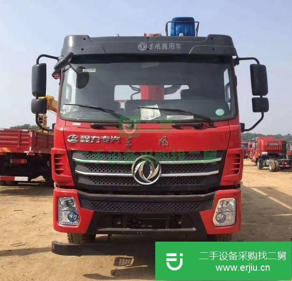 廣西出售二手東風濰柴190馬力單橋8噸隨車吊