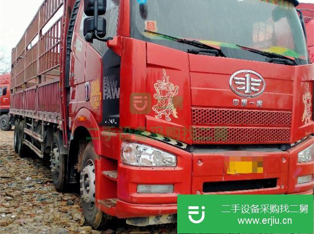 江蘇出售二手一汽解放J6P四后八九米六高欄貨車