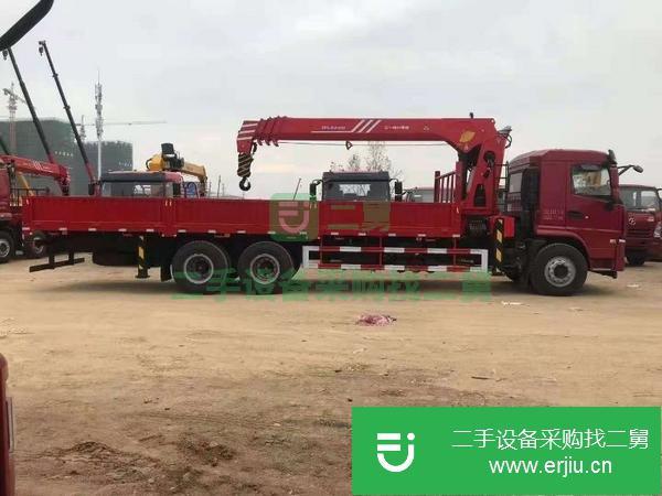福建出售二手陜汽軒德龍后八輪12噸隨車吊