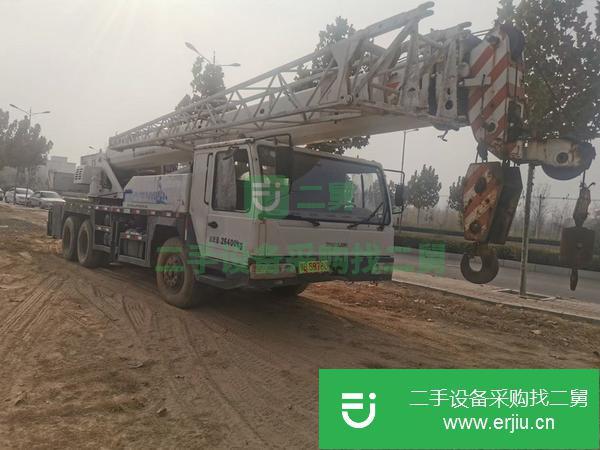 湖北出售二手中聯(lián)20噸四節(jié)臂吊車手續(xù)都有協(xié)議過戶