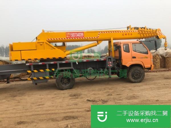 河南出售二手龍峰12噸汽車吊