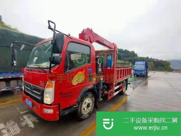 河北出售二手重汽豪曼5噸隨車吊