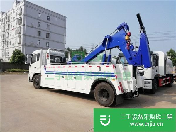 貴州出售二手單橋挖機平板運輸車，終生質保