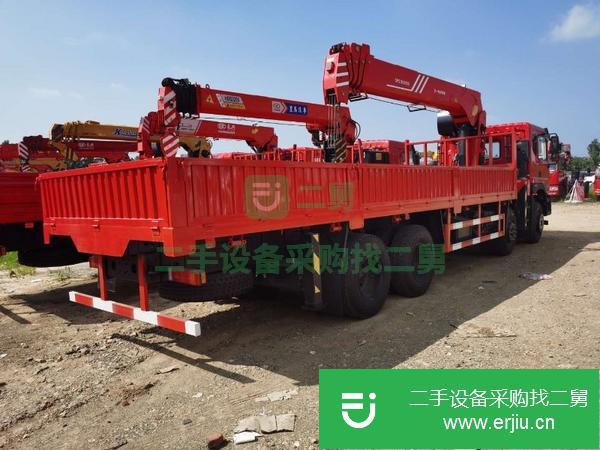 浙江出售二手東風前四后八12噸玉柴270馬力隨車吊