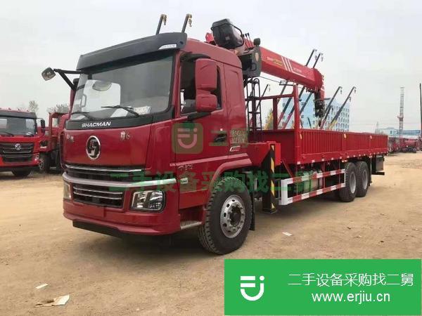 福建出售二手陜汽軒德龍后八輪12噸隨車吊