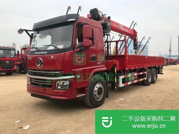 湖北出售二手陜汽軒德后八輪270馬力隨車吊