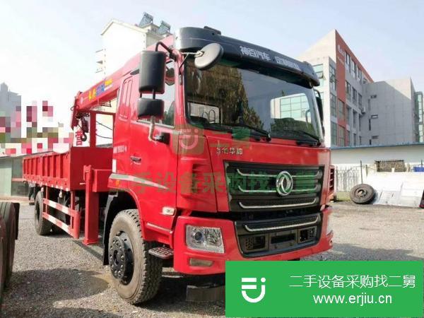 湖北出售二手2020年4月東風單橋8噸隨車吊