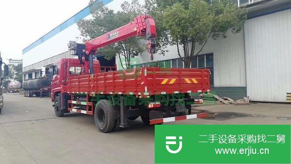 安微出售二手解放8噸隨車吊