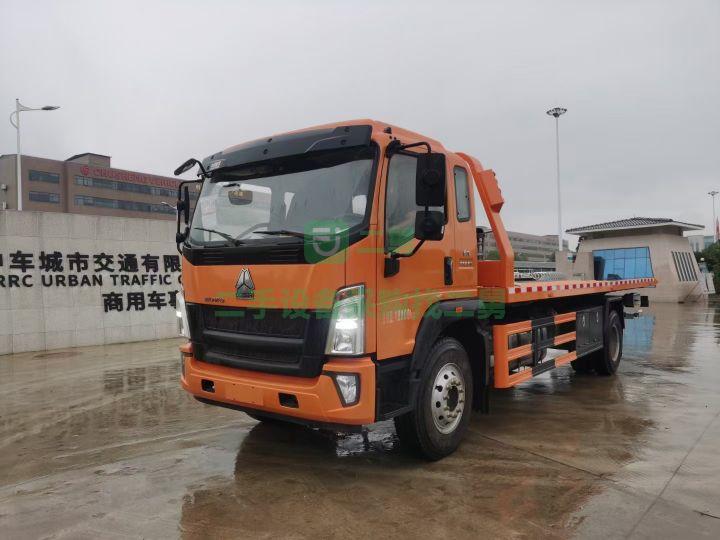 湖北出售二手的解放藍牌一托二清障車，分期購車更劃算