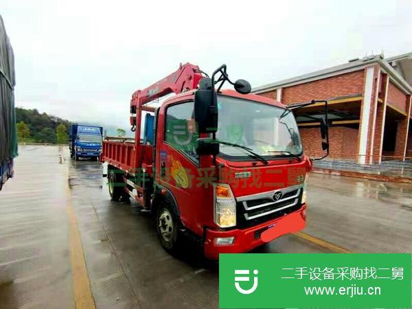 湖北出售二手重汽豪曼隨車吊免提檔費