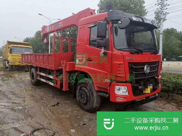 湖北出售二手2020年4月東風單橋8噸隨車吊