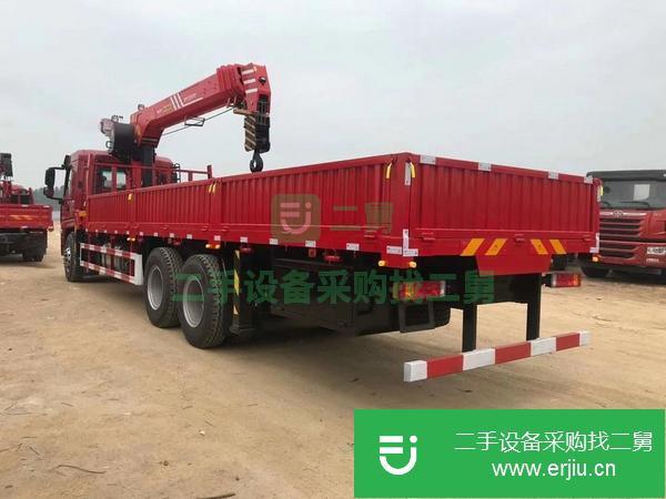 湖北出售二手陜汽軒德后八輪270馬力隨車吊