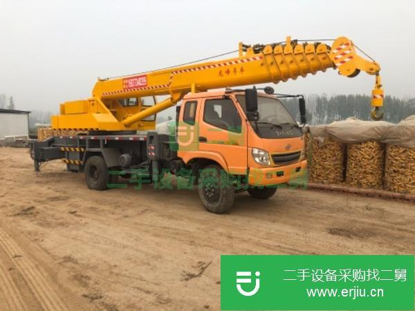 河南出售二手龍峰12噸汽車吊