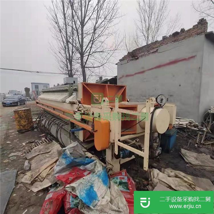 山東出售二手250平方全自動程控隔膜壓濾機