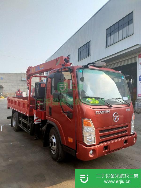 湖北出售二手大運(yùn)藍(lán)牌隨車吊可分期