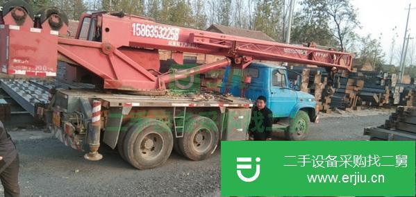 山東出售二手12噸雙卷揚吊車