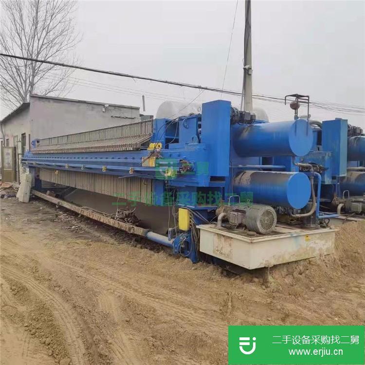 山東出售二手250平方全自動程控隔膜壓濾機
