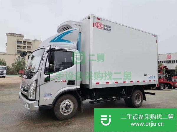 浙江出售二手福田奧鈴4.2米國五129馬力冷藏車