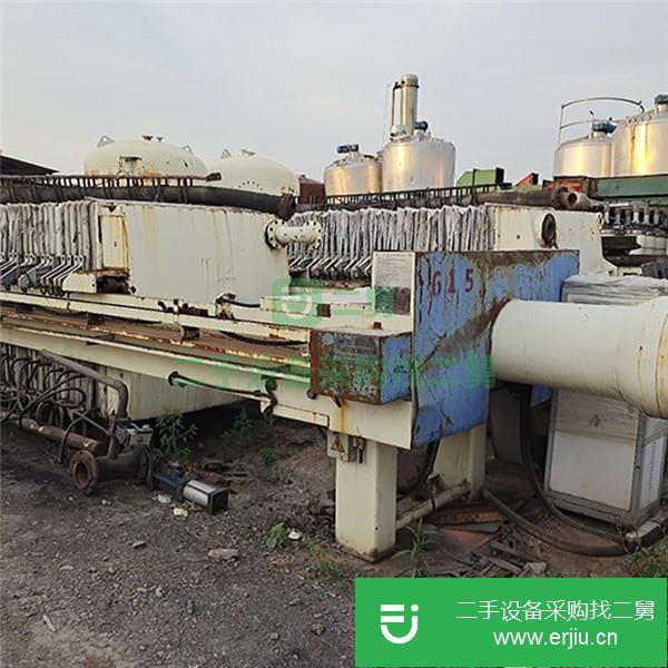 山東出售二手污泥處理壓濾機(jī)
