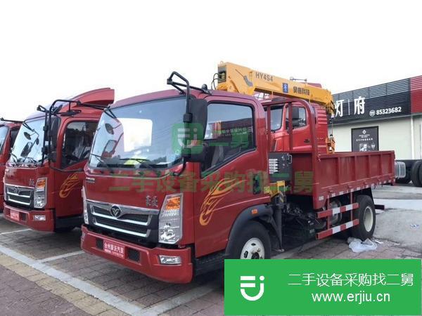 安徽出售二手5噸重汽豪曼隨車吊