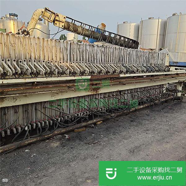 山東出售二手污泥處理壓濾機(jī)