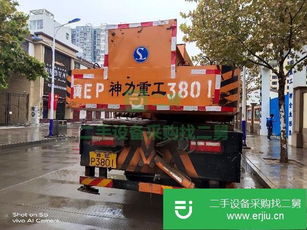 河北出售二手神力12T國五吊車