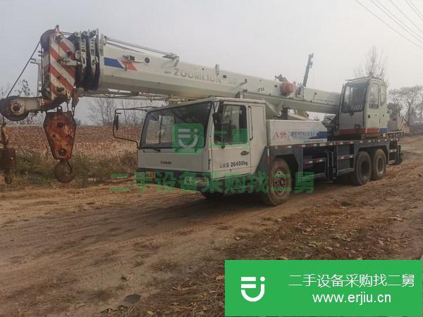 湖北出售二手中聯(lián)20噸四節(jié)臂吊車手續(xù)都有協(xié)議過戶