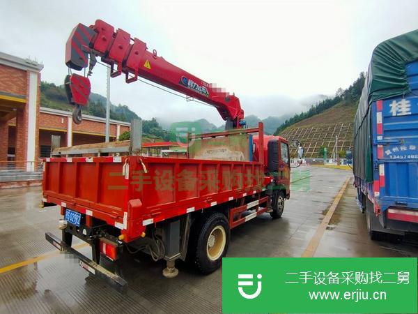 湖北出售二手程力5噸四節臂130馬力隨車吊