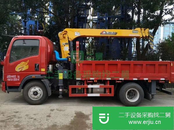 河南出售二手重汽豪曼小黃牌6.3噸隨車吊
