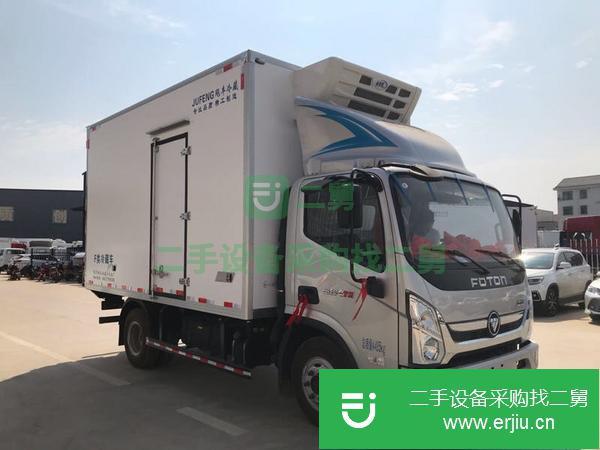 湖北出售二手福田藍牌4米2國六156馬力冷藏車