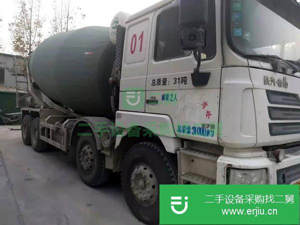 山東出售二手16年底國四德龍大20方攪拌車