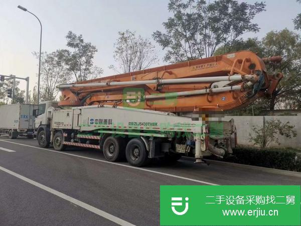 河北出售二手13年中聯(lián)斯堪尼亞56米泵車