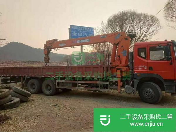 河北出售二手石煤14噸后八輪隨車吊