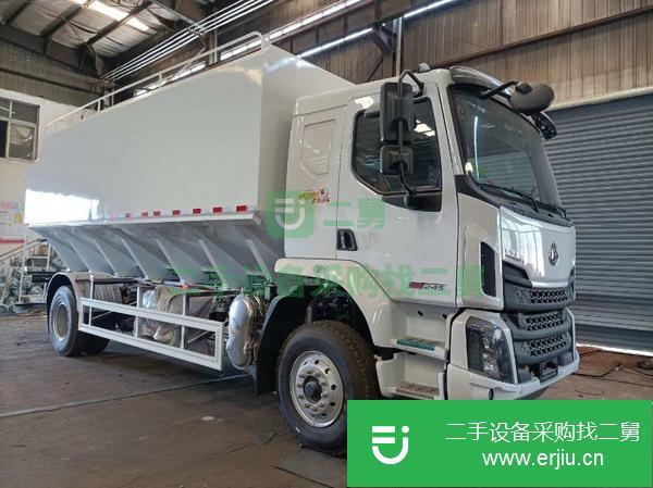安徽出售二手東風柳汽15噸散裝飼料運輸車