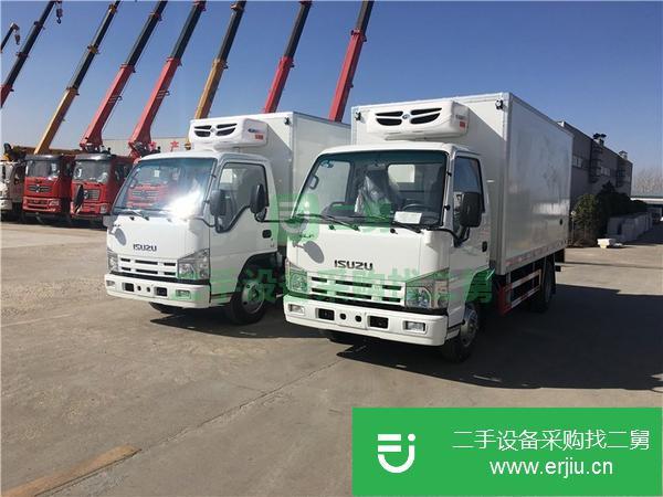 貴州出售二手五十鈴國五130馬力冷藏車