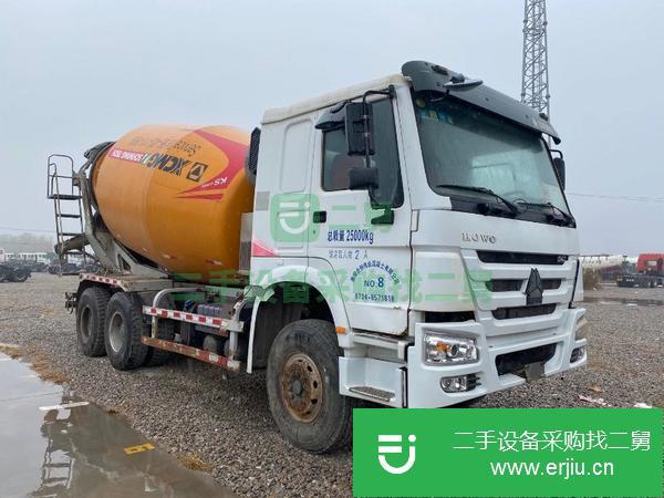 山東出售二手14年豪沃國四12方攪拌罐車