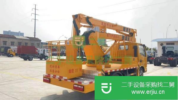陜西出售二手國六13.5米藍牌高空作業車