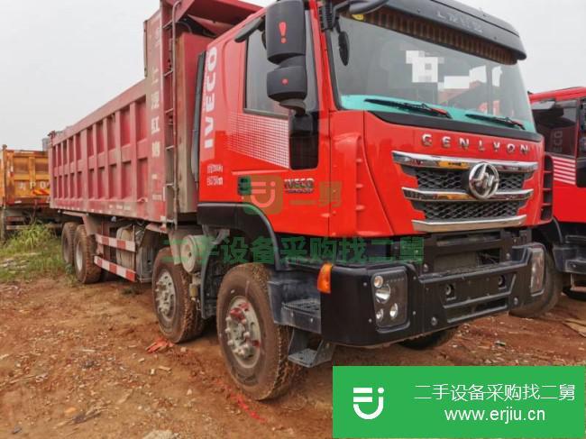 江西出售二手上汽紅巖前四后八8.2米自卸車