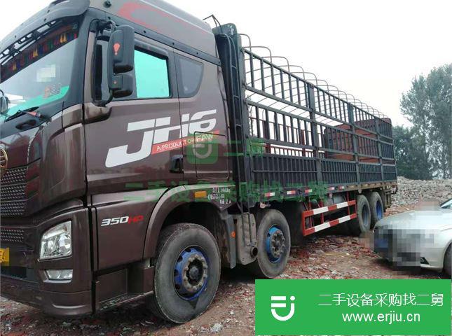 江西出售二手青島解放JH6倉柵式載貨車