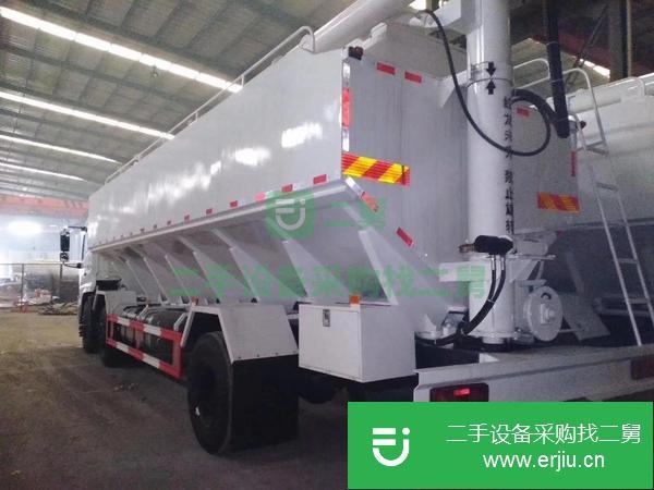 安徽出售二手歐曼散裝飼料運輸車20方