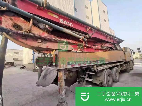 湖南出售二手奔馳52米泵車手續齊全