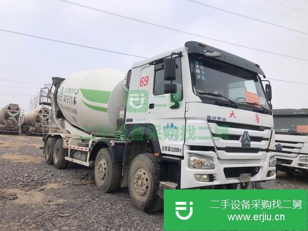 河南出售二手國五豪沃大14方攪拌車