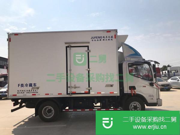 湖北出售二手福田藍牌4米2國六156馬力冷藏車