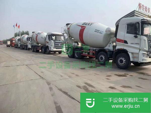 江蘇出售二手三一輕量化前四后八國五攪拌罐車