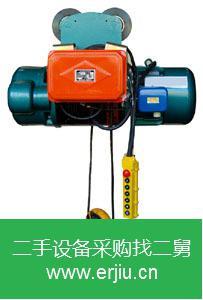 山東出售二手MD型鋼絲繩電動葫蘆0.5噸