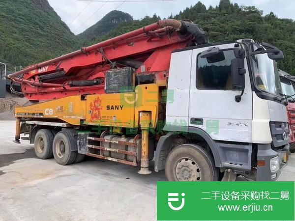 湖南出售二手奔馳46米泵車整車已全面整修調試完畢